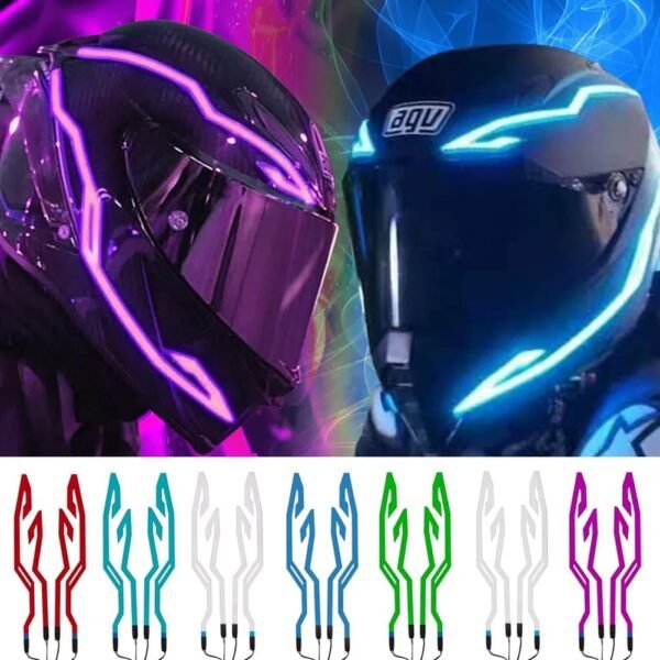 Tiras de Luz Led para Casco de Moto