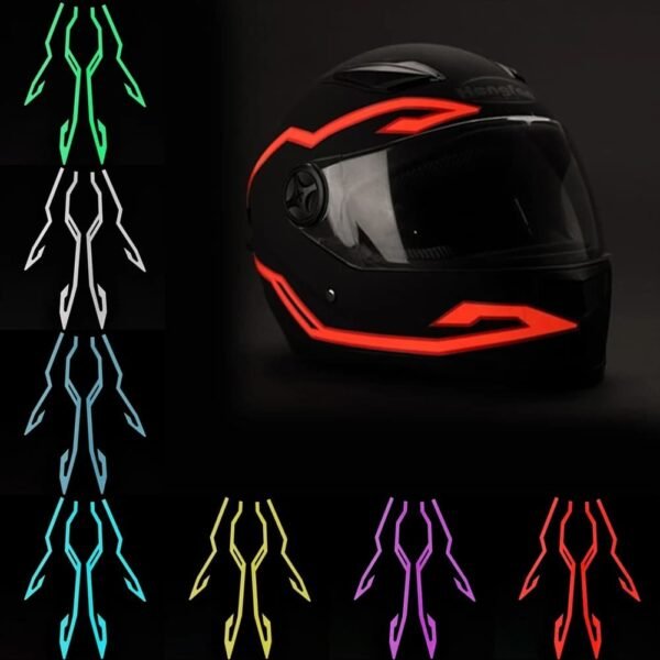 Tiras de Luz Led para Casco de Moto - Imagen 2